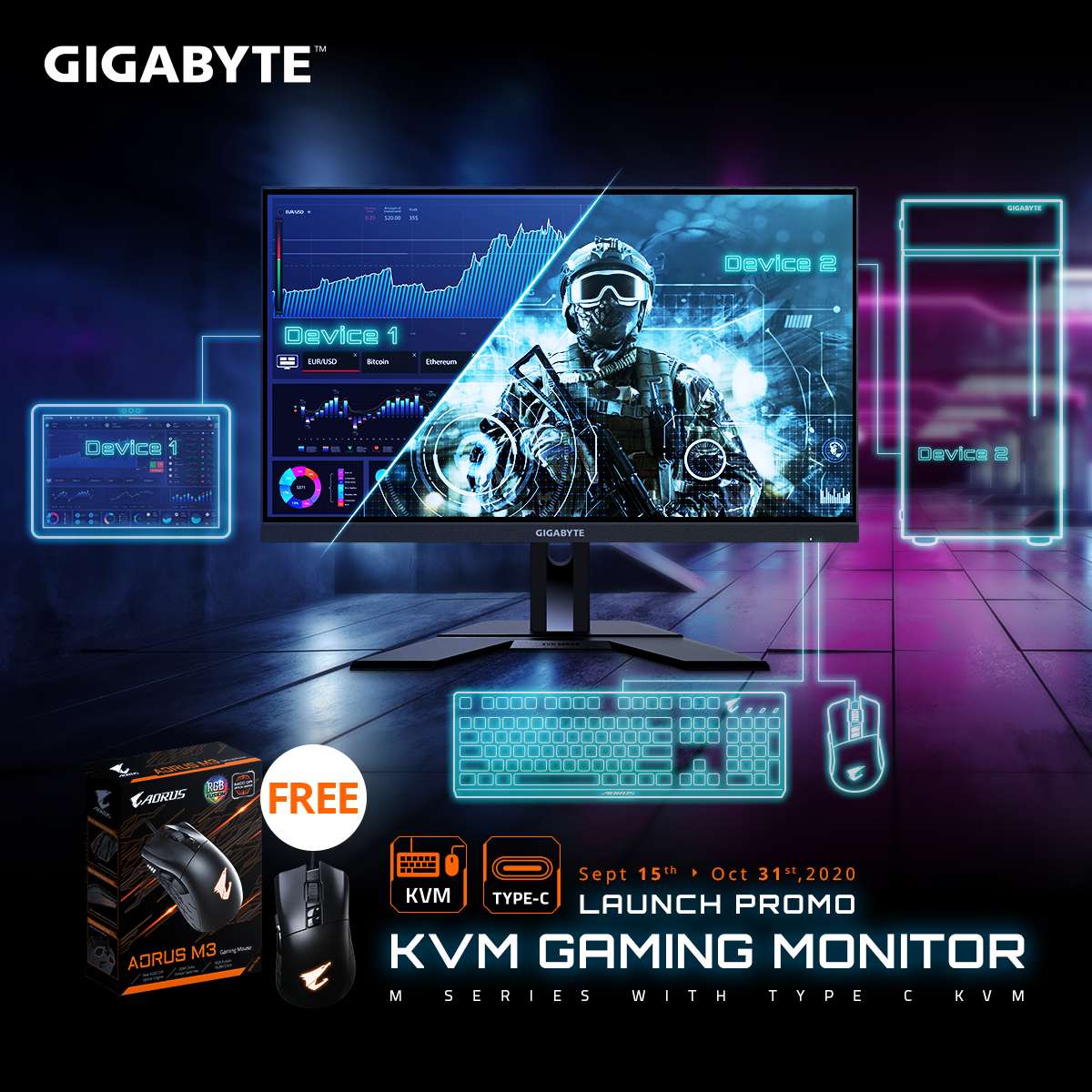 [MY] GIGABYTE M-Series Monitor Promo